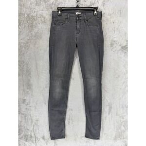 Mother The Looker Skinny Jeans True Hollywood Lies Grey 1001T-153 Womens 27